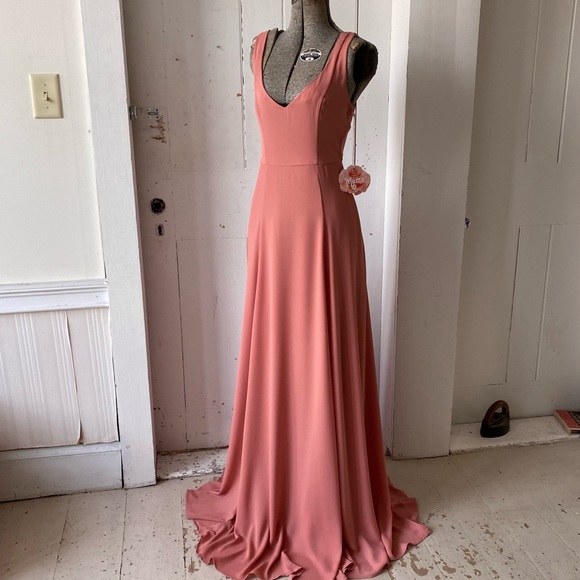Show Me Your MuMu Jenn Maxi Formal Dress Rustic Mauve - Picture 1 of 13